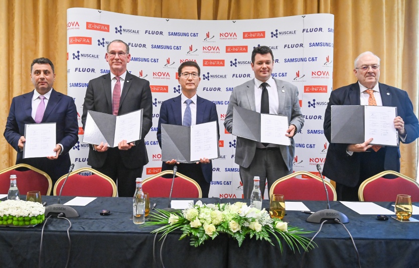 루마니아 SMR 업무협약식. 사진=삼성물산