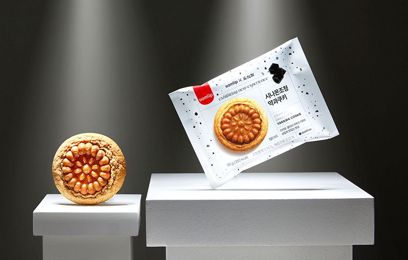 SPC삼립은 MZ세대가 열광하는 마들렌 카페 ‘도식화’와 협업해 ‘약과 쿠키’를 출시했다. 사진=SPC삼립