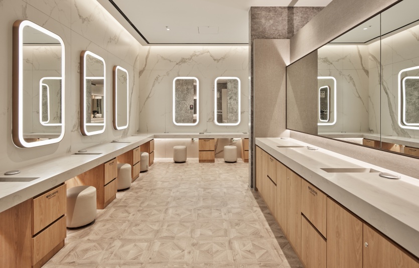 임프레시브 패턴 ‘로열 오크 그레이' 제품. 사진=신명마루