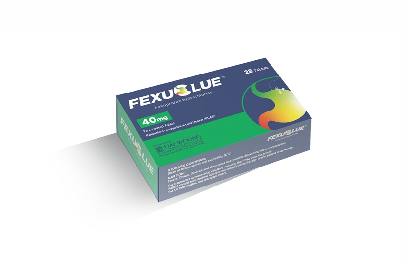 펙수클루 해외 수출용 패키징 예시. 사진=대웅제약