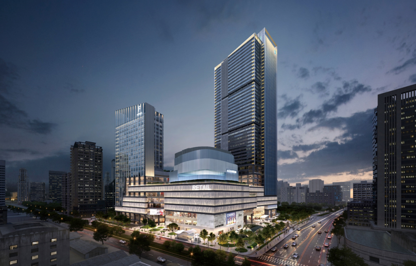 대만 아오지디 복합개발 예상 조감도. 사진=삼성물산