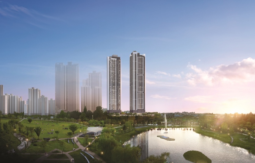 전주 에코시티 한양수자인 디에스틴 투시도. 사진=한양