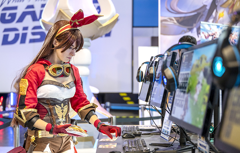 ‘게임스컴 2022’ 현장. 사진=쾰른메쎄