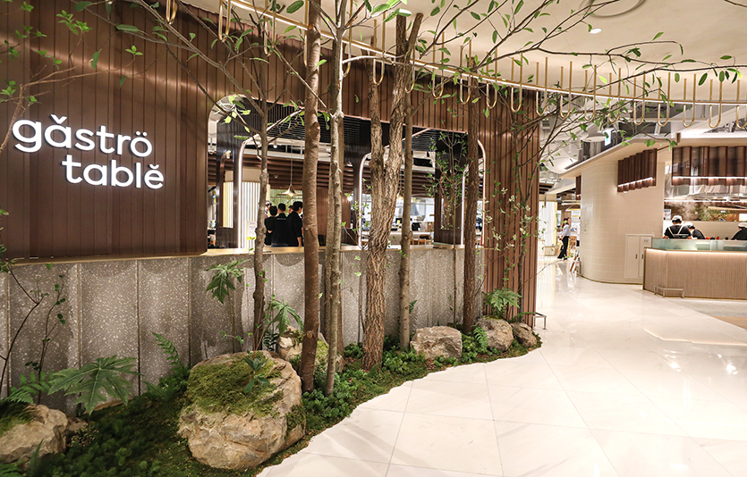 현대백화점 압구정본점 지하1층 프리미엄 다이닝 홀 ‘가스트로 테이블’ 전경. 사진=현대백화점