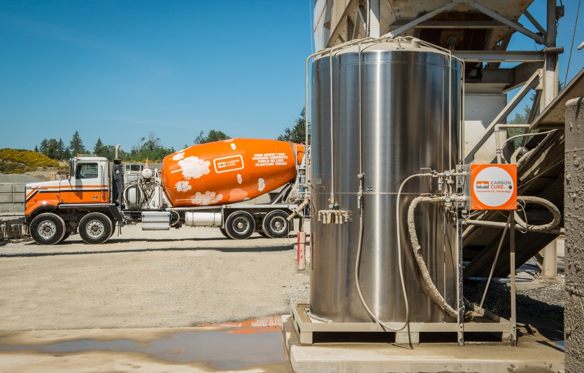 카본큐어 저탄소 콘크리트 기술. 사진=삼성물산