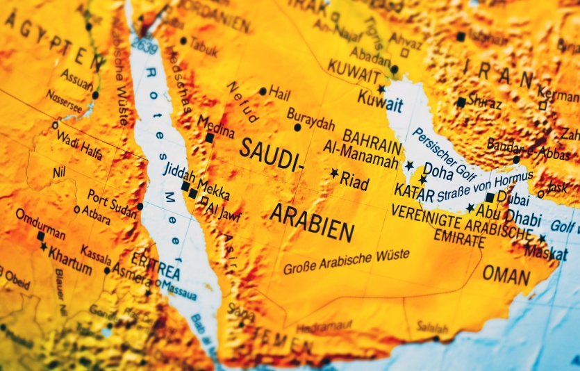 사우디아라비아 지도. 사진=픽사베이