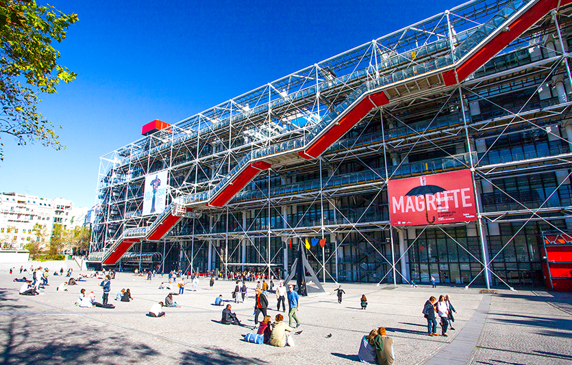 프랑스 파리 퐁피두센터 외경. 사진=한화