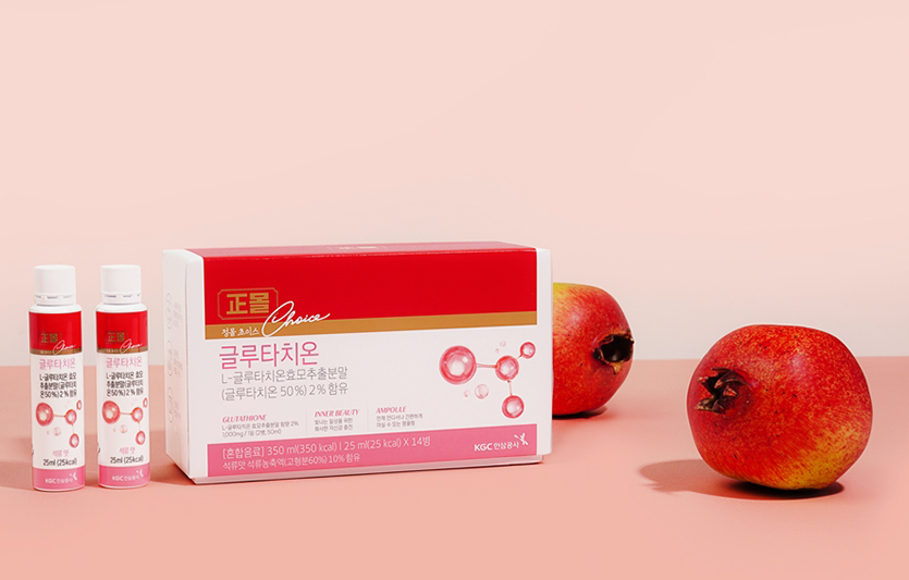 KGC인삼공사는 ‘정관장몰’ 최초의 PB상품인 ‘정몰초이스 글루타치온’을 선보인다. 사진=KGC인삼공사