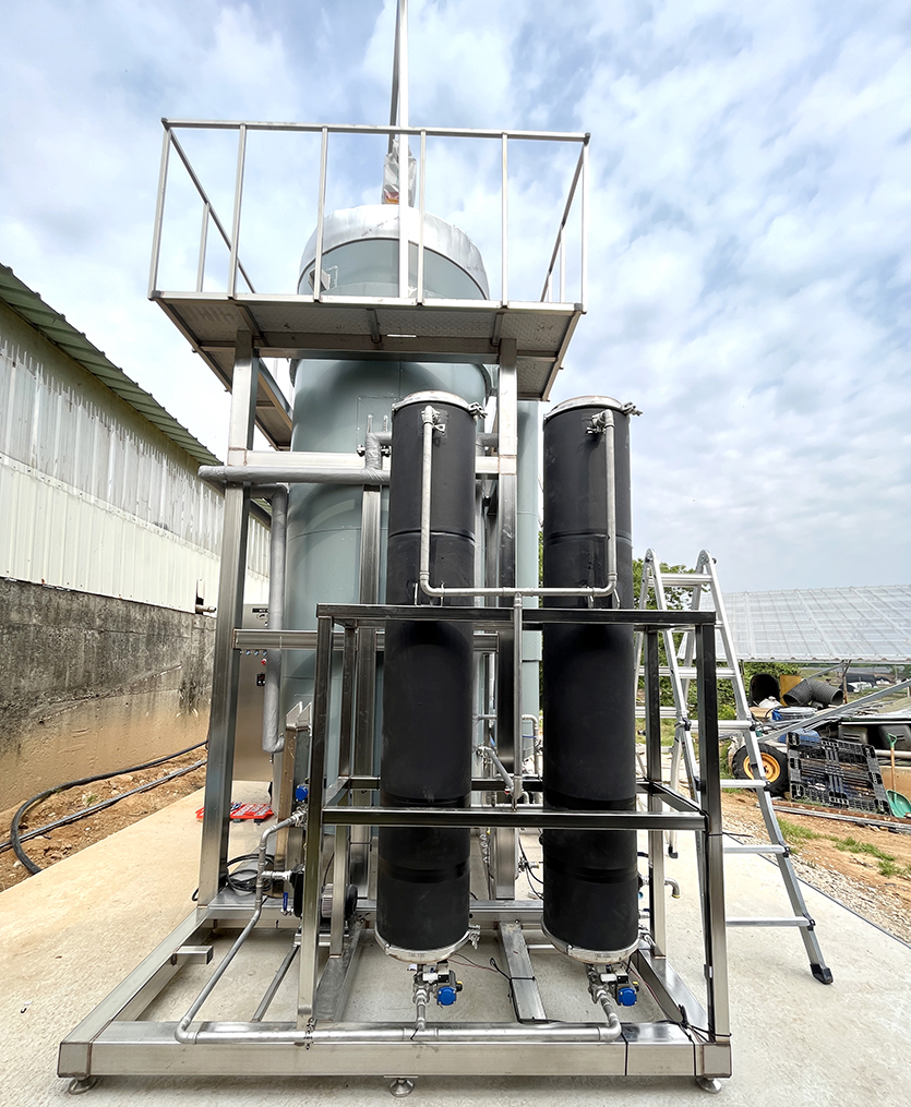 청호나이스 플랜트사업부의 ‘감압증발 분뇨처리설비’. 사진=청호나이스