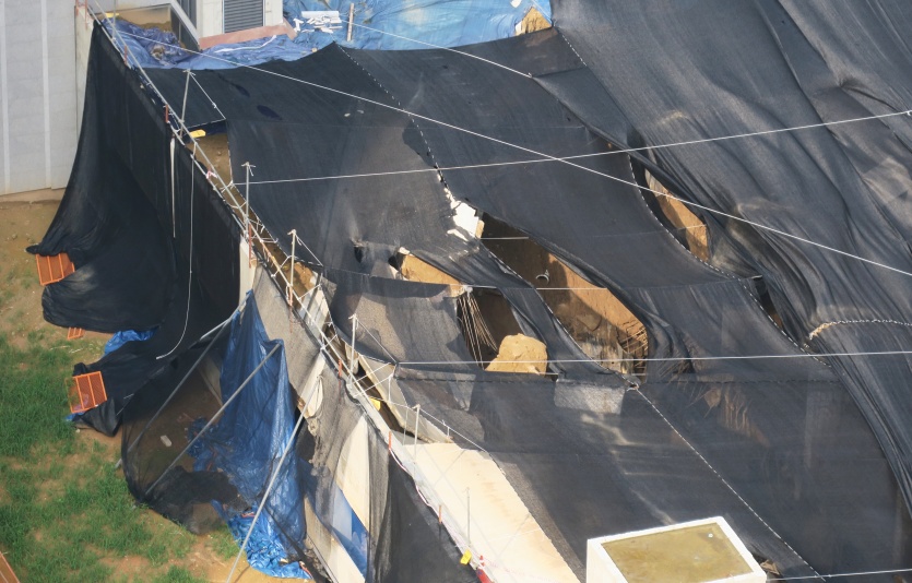 검단 아파트 붕괴 현장. 사진=뉴시스