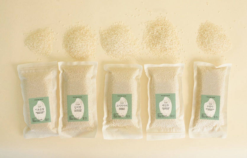 킴스오아시스 쌀5종 샘플러. 사진=이랜드