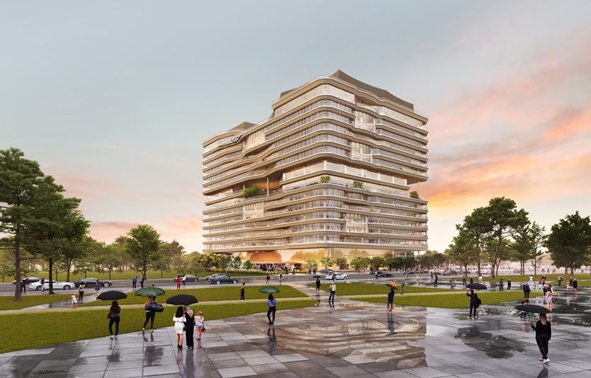 청라 그룹헤드쿼터 조감도. 사진=하나금융