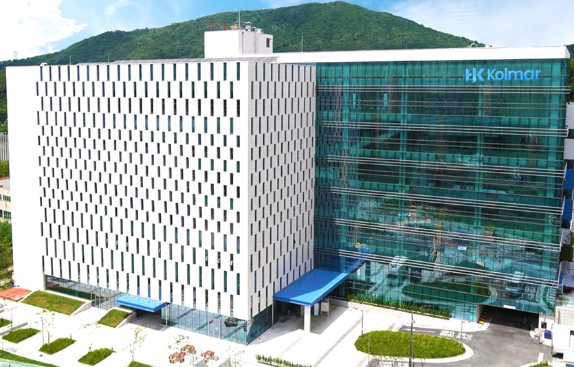 한국콜마가 역대 2분기 최고 실적을 거뒀다. 한국콜마 종합기술원. 사진=한국콜마