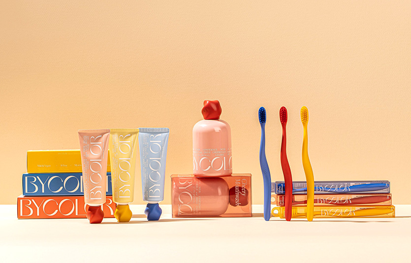 애경산업의 뷰티 덴탈 브랜드 ‘바이컬러’가 중국 뷰티 편집숍 ‘하메이(話梅)’에 진출했다. 사진=애경산업