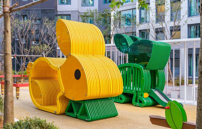 힐스테이트 홍은 포레스트의 '토끼 놀이터'. 사진=현대건설