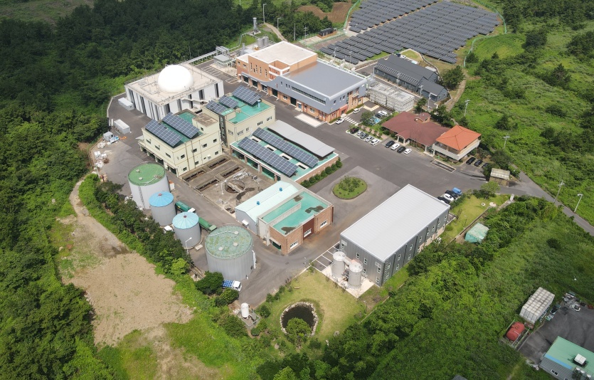 제주시 가축분뇨 공공처리시설 전경. 사진=금호건설