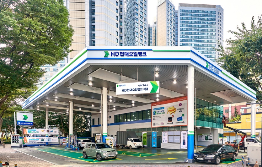 23년만에 새단장 한 현대오일뱅크 주유소. 사진=HD현대오일뱅크