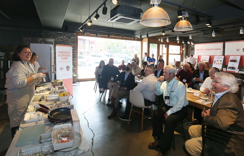 미국육류수출협회, 美육류 생산자 단체 ‘하트랜드팀’ 방한행사 진행. 사진=미국육류수출협회