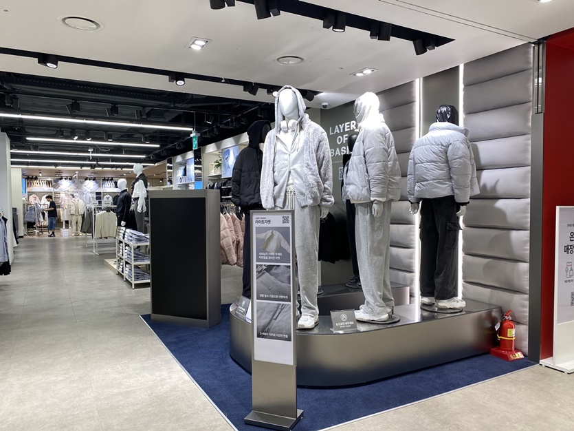 이랜드 스파오, 타임스퀘어점 리뉴얼 매장 사진. 사진=이랜드