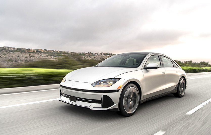 현대차의 전용 전기차 플랫폼 E-GMP에 탑재된 동력시스템이 2년 연속 최고 10대 엔진에 선정됐다. 현대자동차 아이오닉 6. 사진=현대자동차