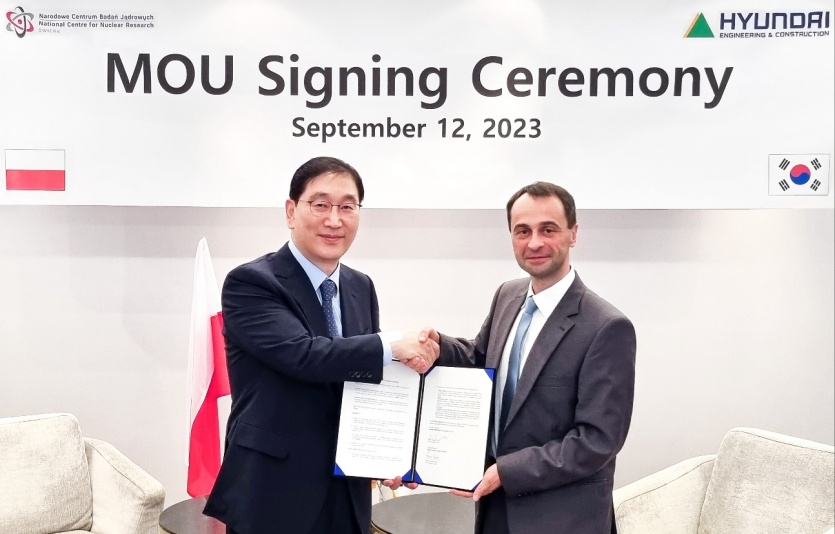 현대건설이 폴란드 크리니차 경제포럼에서 동유럽 국가 SMR 진출 방안을 논의했다. 사진=현대건설