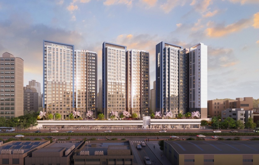 신정수정아파트 재건축정비사업 투시도. 사진=금호건설