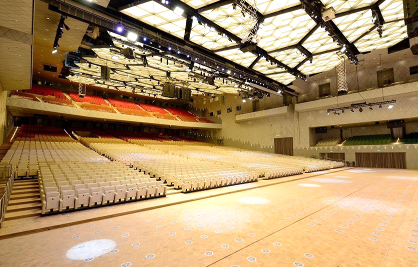 인도국제전시컨벤션센터(IICC) 오디토리움. 사진=메쎄이상