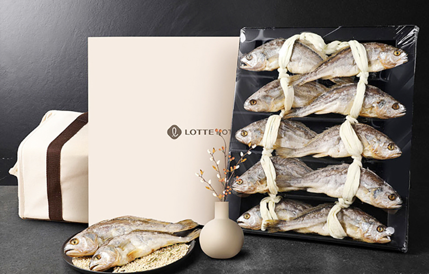 레시지가 추석 명절을 맞아 롯데호텔과 협업해 국내산 참조기만을 엄선하여 담아낸 ‘영광법성포 마른굴비’를 선보인다.