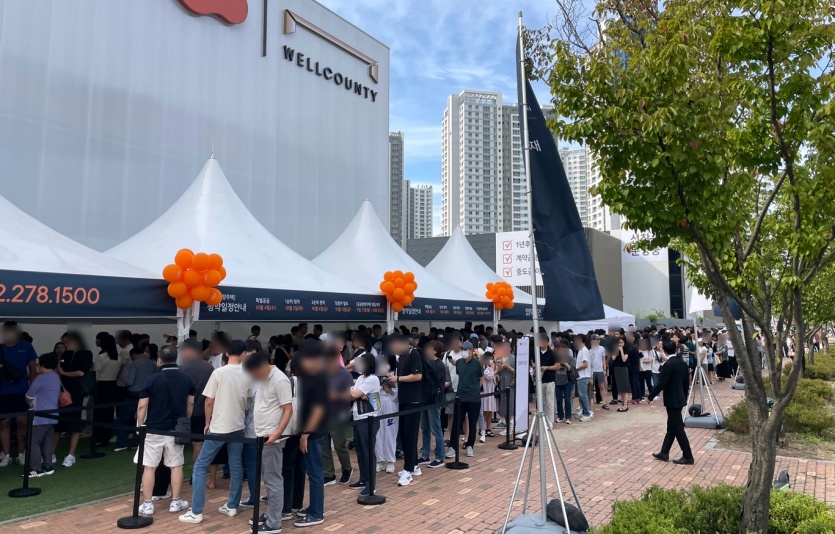 e편한세상 검단 웰카운티 주택전시관. 사진=DL이앤씨