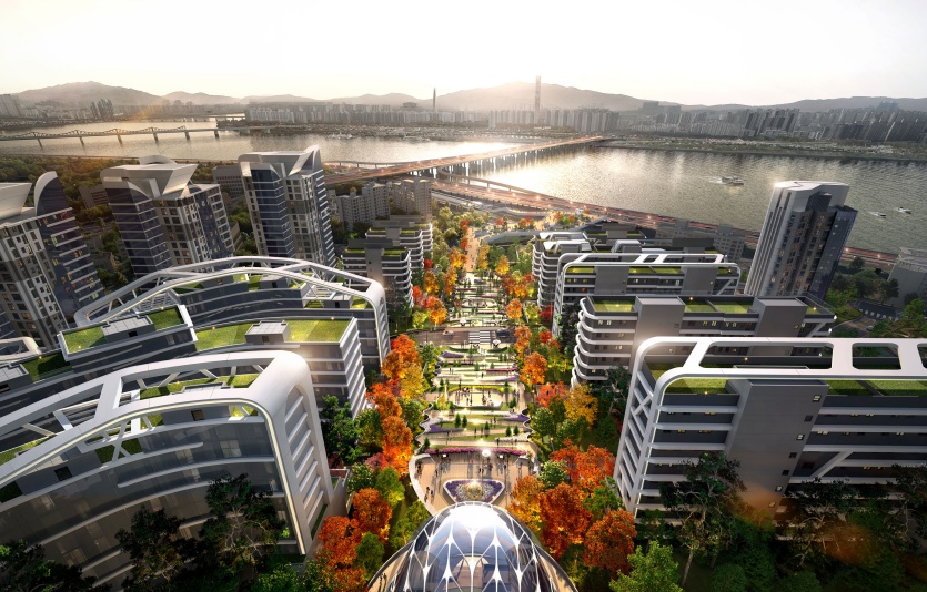 한남3재정비촉진구역 조감도. 사진=현대건설