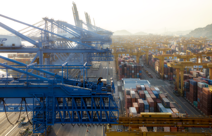 부산신항 전체전경. 사진=부산항만공사