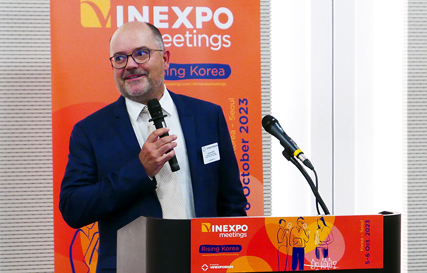 로랑 보스 비넥스포지엄 부사장. 사진=김성미 기자