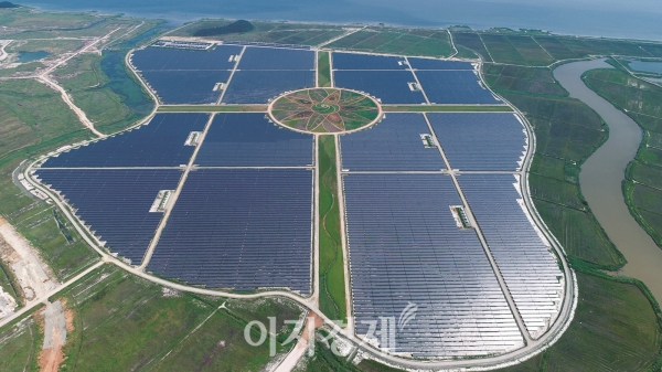 솔라시도 태양광발전소 전경. 사진=한양