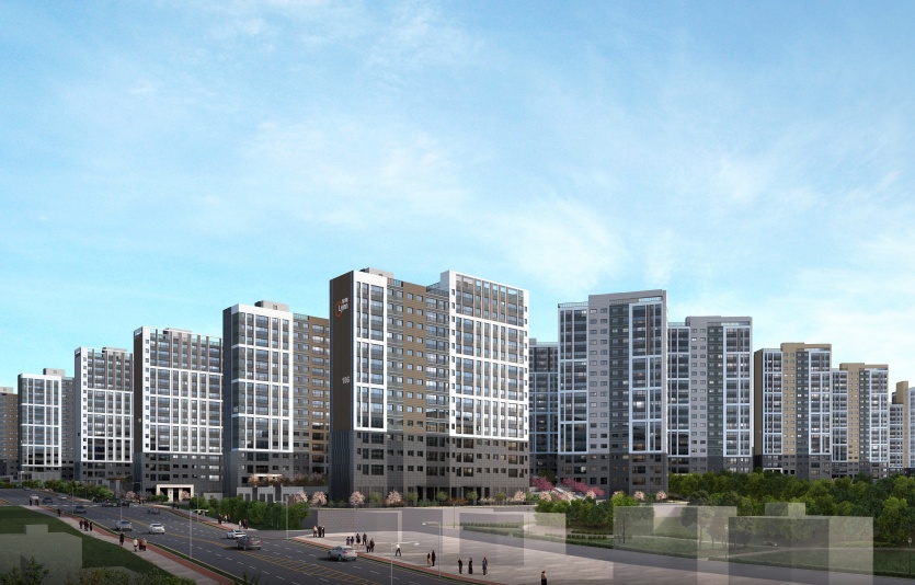 우미건설 울산 다운2지구 우미린 투시도. 사진=우미건설