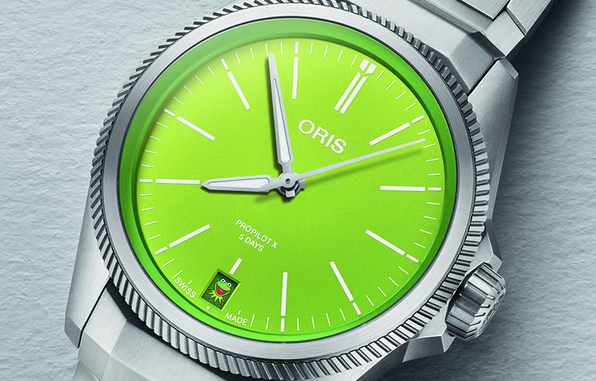 오리스  ‘프로파일럿×커밋 에디션’. 사진=오리스