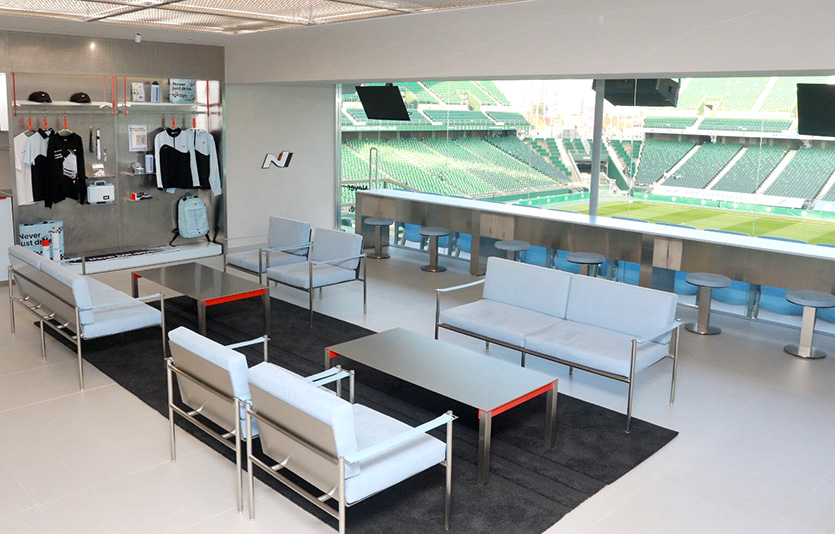 ‘현대 N 라운지’ 내부 전경. 사진=현대자동차