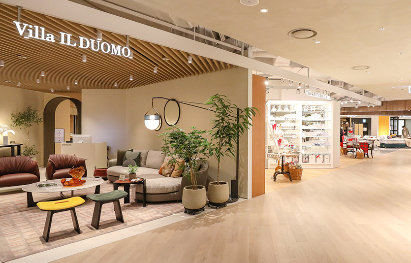 현대백화점 압구정본점 하이엔드 리빙 편집숍 ‘빌라 일 두오모’ 전경. 사진=현대백화점