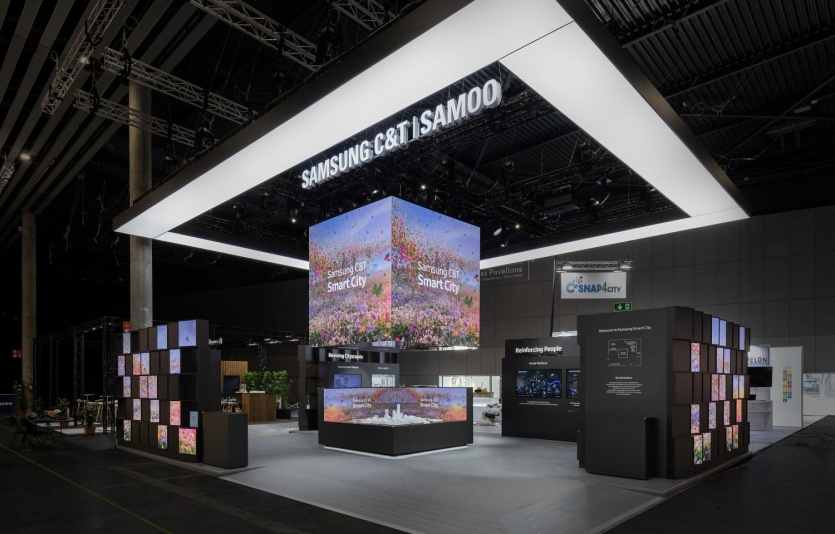 삼성물산 스마트시티 전시 모습. 사진=삼성물산