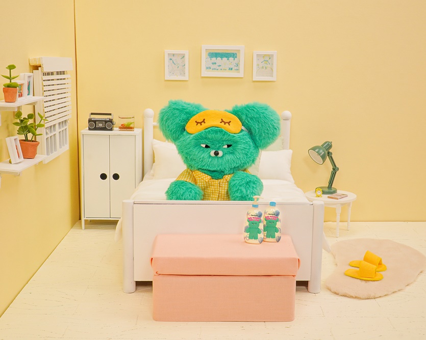 와사비베어와 더마비의 협업 제품. 사진=에이컴즈