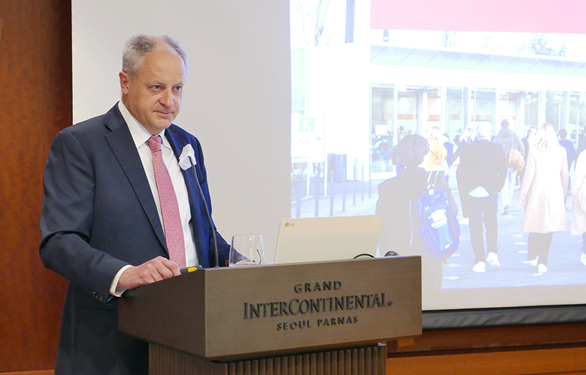 페터 슈미츠 메쎄뒤셀도르프 프로바인 총괄이사. 사진=김성미 기자