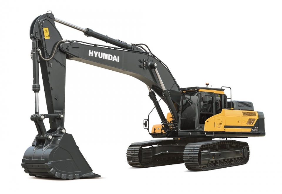 HD현대건설기계가 사우디에 납품하는 50톤 굴착기. 사진=HD현대건설기계