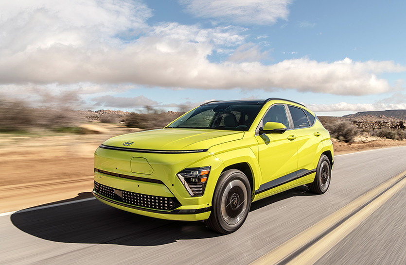 현대자동차그룹이 ‘2024 북미 올해의 차’ 유틸리티 부문 수상을 확정지었다. 코나나 일렉트릭. 사진=현대차그룹