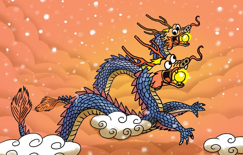 1. 신세계백화점 신년 전시_구름 속 쌍룡_황중환.jpg