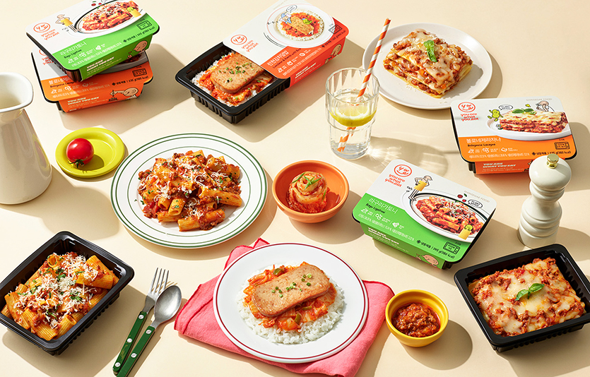 ‘유아왓유잇’ 간편식 제품 3종. 사진=신세계푸드