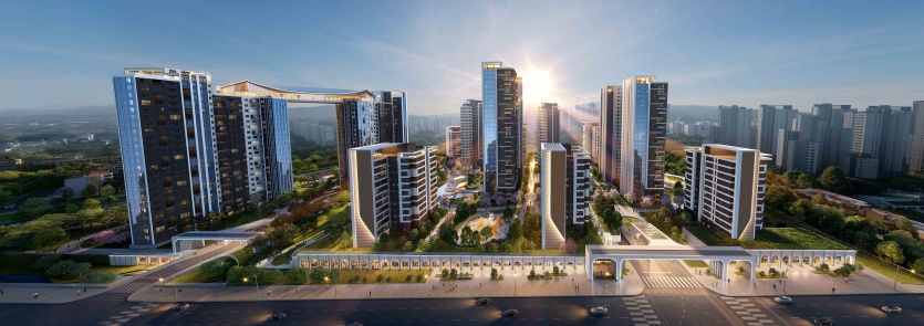 과천주공10 재건축 배면 조감도. 사진=삼성물산