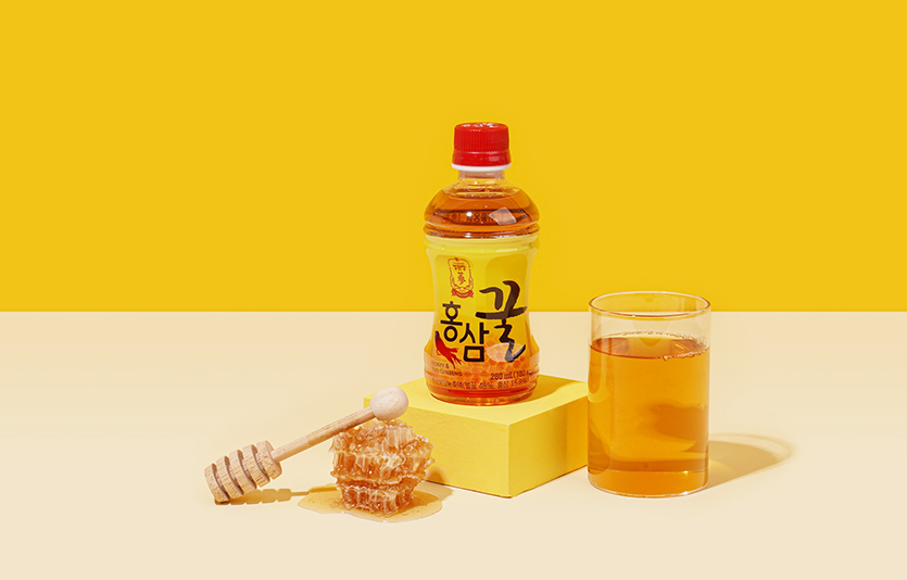 정관장이 GS25와 협업을 통해 최근 출시한 ‘홍삼꿀’. 사진=KGC인삼공사