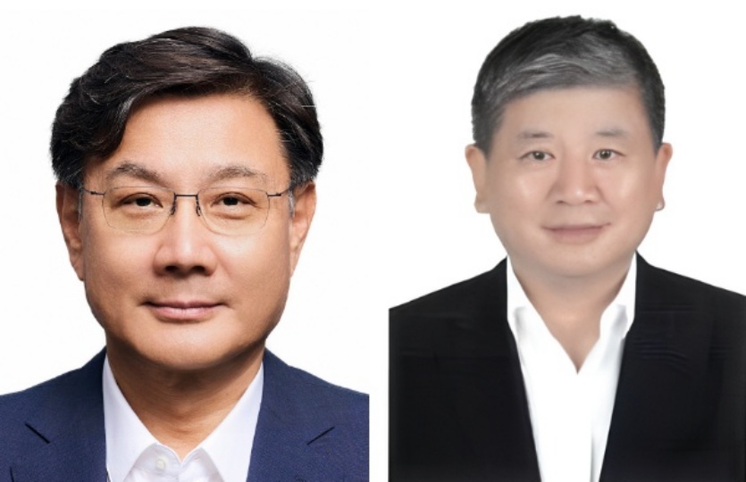 이왕재 에너지부문 대표(왼), 이종태 건설부문 영업본부장(오). 사진=한양