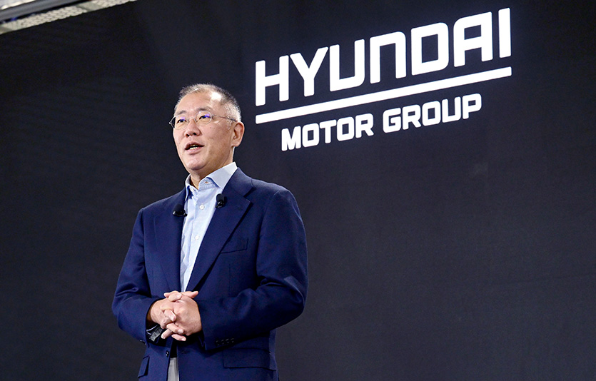 현대차그룹 2024년 신년회에 참석한 정의선 회장. 사진=현대자동차그룹