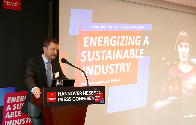 후베어투스 폰 모쇼우 도이치메쎄 글로벌 이사. 사진=김성미 기자