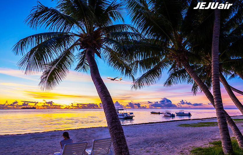 사이판 해변 풍경. 이미지=제주항공